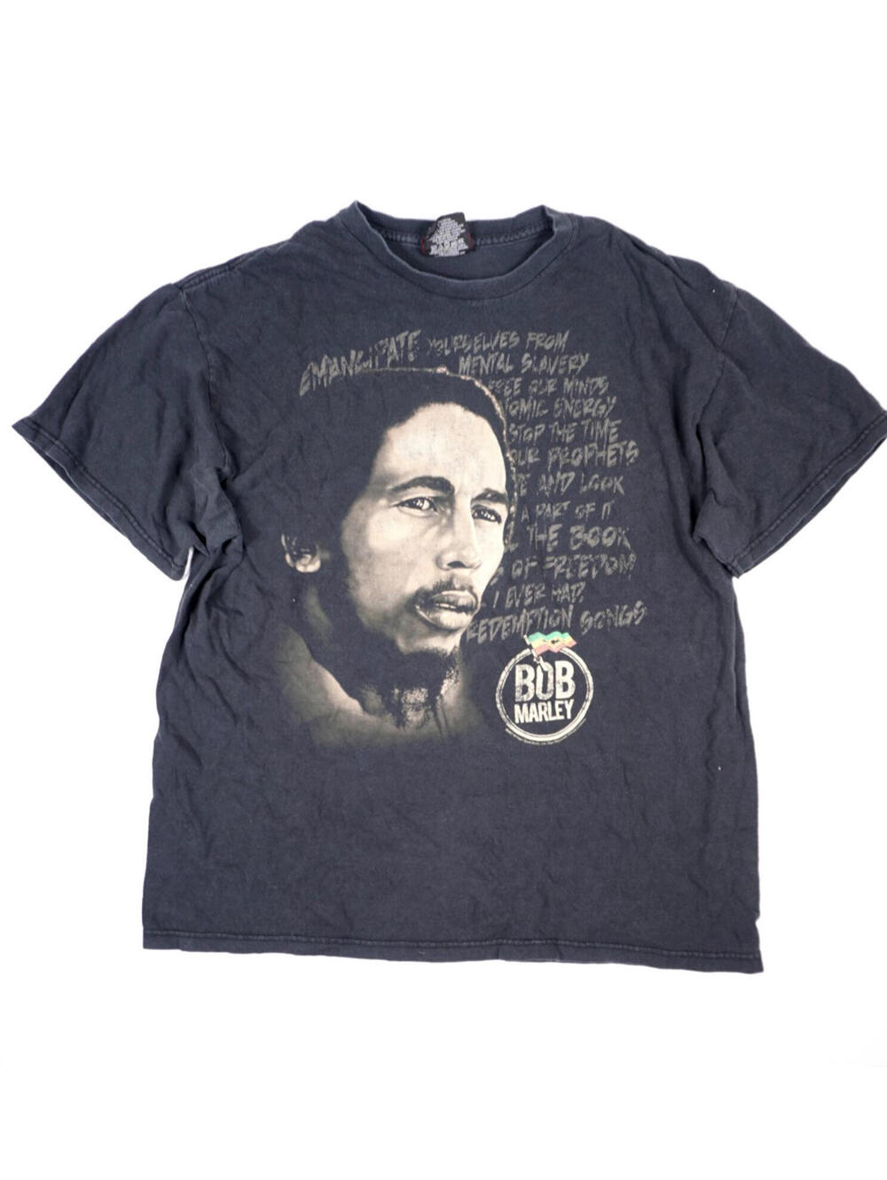 Vintage Bob Marley Redemption Song T Shirt XL Zion Rootswear Reggae Rasta Tee